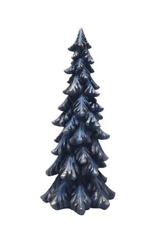 Thumbnail 1: Magical Season 13" Resin Blue Christmas Tree 