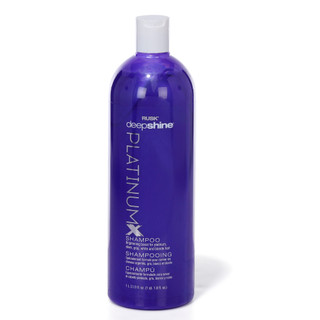 Thumbnail 1: Rusk 33.8 oz Deep Shine Platinum Shampoo 