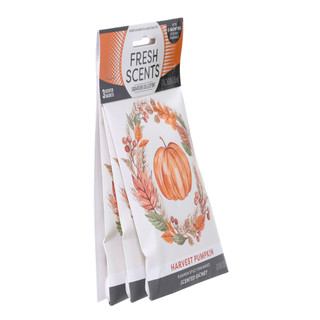 Thumbnail 3: FRESH SCENTS 3 Pk Pumpkin Spice Autumn Fragrance Sachets 
