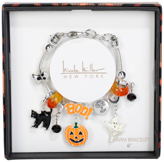 Thumbnail 1: Nicole Miller Harvest Halloween Charm Bracelet 