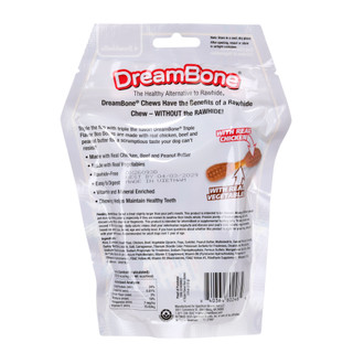 Thumbnail 2: DREAM BONE 4 Pc Chicken Dumbbell Dog Chews 