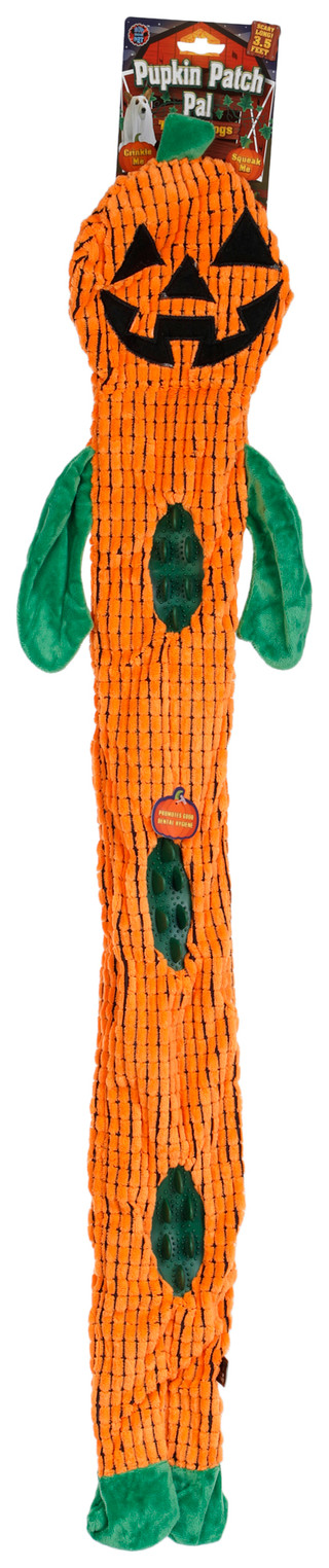 Thumbnail 1: Bow Wow Pet Large Pumpkin Crinkle Toy  