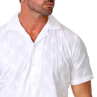 Thumbnail 2: Kenneth Cole Men's Knit Camp Collar Shirt 