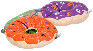 Thumbnail 2: Bow Wow Pet 2 Pk Harvest Donut Crinkle & Squeak Dog Toys 
