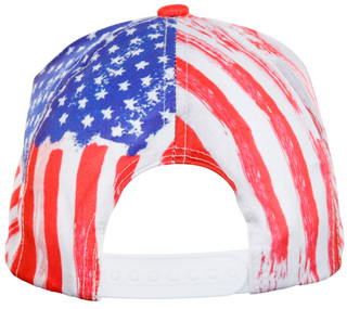 Thumbnail 4: La Valentina American Flag Baseball Cap 