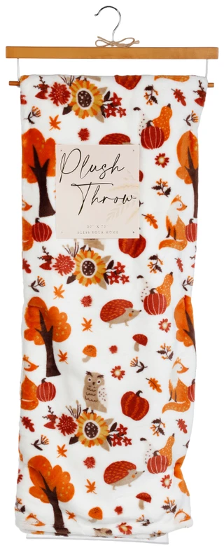 Thumbnail 1: ARTISAN 34 50x70 Fall Harvest Plush Throw Pillow 