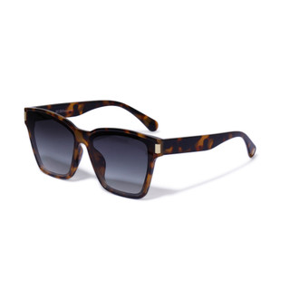Thumbnail 1: BCBG Women's Square Overlay Lens Sunglasses 