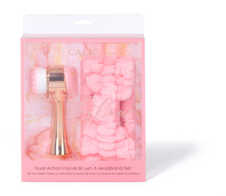 Thumbnail 1: CALA 2 Pc Dual Action Facial Brush & Headband Set 