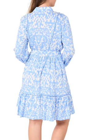 Thumbnail 2: Ellen Tracy Women's Long Sleeve Button Front Dress 