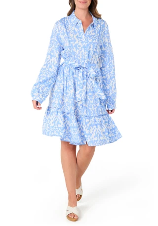 Thumbnail 3: Ellen Tracy Women's Long Sleeve Button Front Dress 