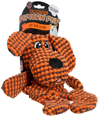 Thumbnail 2: Bow Wow Pet Harvest Two Toned Pixel Pup Crinkle Dog Toy 