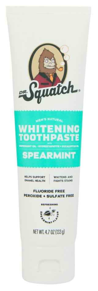 Thumbnail 1: DR. SQUATCH 4.7 oz Spearmint Whitening Toothpaste 