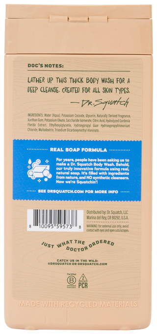 Thumbnail 2: DR. SQUATCH Men's 14 fl oz Fresh Falls Body Wash 