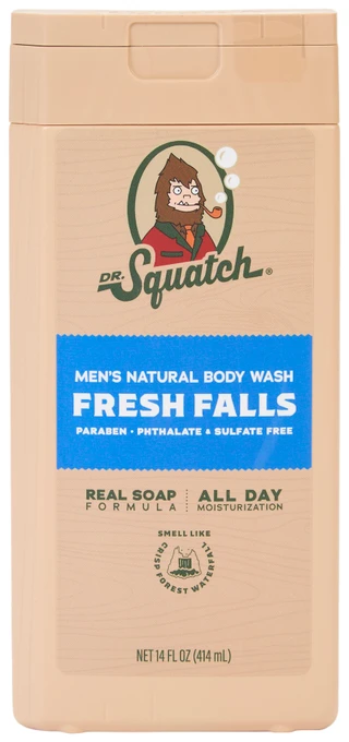 Thumbnail 1: DR. SQUATCH Men's 14 fl oz Fresh Falls Body Wash 