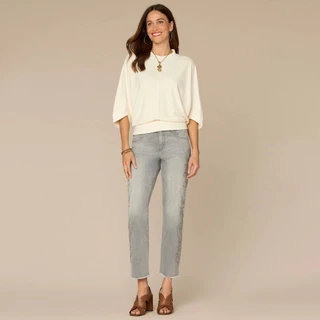 Thumbnail 2: Democracy Women's 3Q Sleeve Dolman Knit Top 