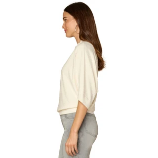 Thumbnail 4: Democracy Women's 3Q Sleeve Dolman Knit Top 