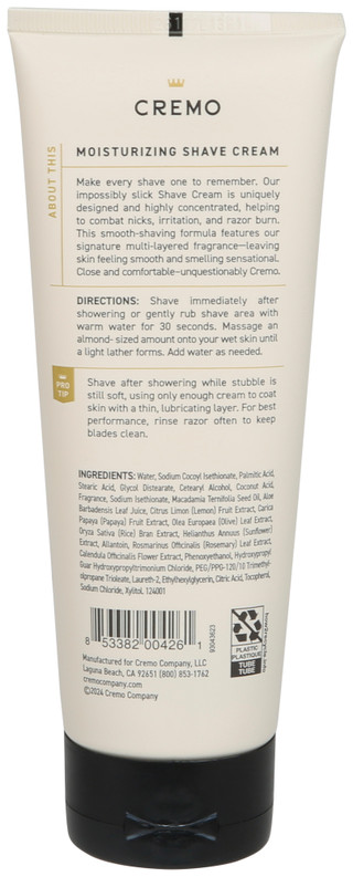 Thumbnail 2: CREMO 6 oz Sandalwood Shave Cream 