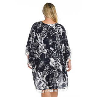 Thumbnail 3: La Blanca Plus Playa Open Front Swim Kimono Cover-up 