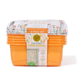 Thumbnail 1: CORE KITCHEN 10 Pc Hello Autumn Food Storage Containers 
