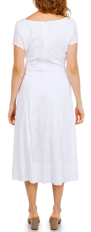Thumbnail 2: Ellen Tracy Women's Stretch Poplin Paneled Dress 