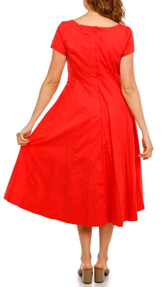 Thumbnail 2: Ellen Tracy Women's Stretch Poplin Paneled Dress 