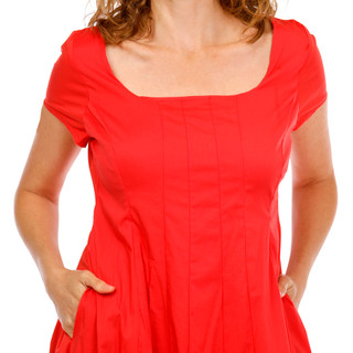 Thumbnail 3: Ellen Tracy Women's Stretch Poplin Paneled Dress 