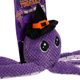 Thumbnail 2: Bow Wow Pet Harvest Witch Octopus Crinkle Dog Toy 