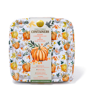 Thumbnail 3: CORE KITCHEN 10 Pc Pumpkin Harvest Food Storage Containers 