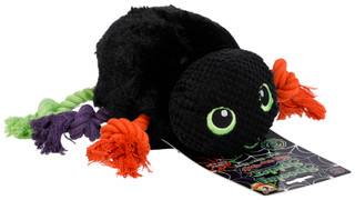 Thumbnail 2: Bow Wow Pet Harvest Spider Plush Dog Toy 
