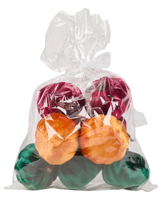 Thumbnail 2: Autumn Gatherings 9 Pk Decorative Velvet Pumpkins 
