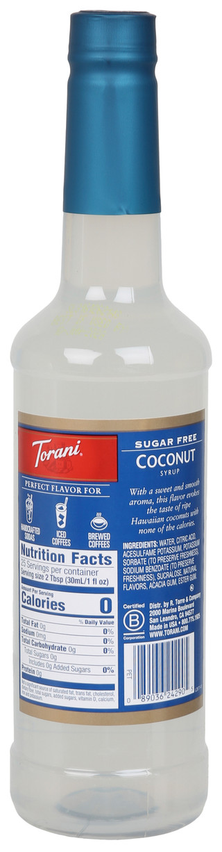 Thumbnail 2: Torani  25 oz Coconut Flavored Syrup  