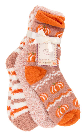 Thumbnail 1: Capelli NY Women's 3 Pk Cozy Crew Socks  