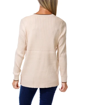 Thumbnail 2: RIO & RIAN Women's Open Front Ribbed Cardigan  
