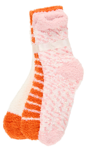 Thumbnail 2: Capelli NY Women's 3 Pk Cozy Slipper Socks  