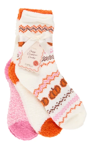 Thumbnail 1: Capelli NY Women's Cozy Slipper Socks  