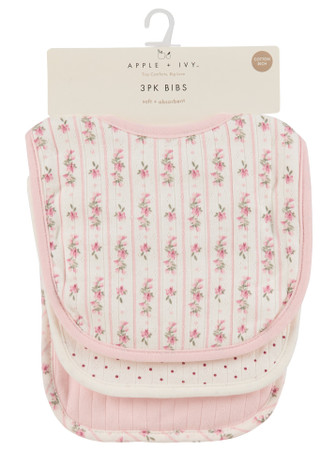 Thumbnail 1: DREAMGRO 3 Pk Soft & Absorbent Baby Bibs 