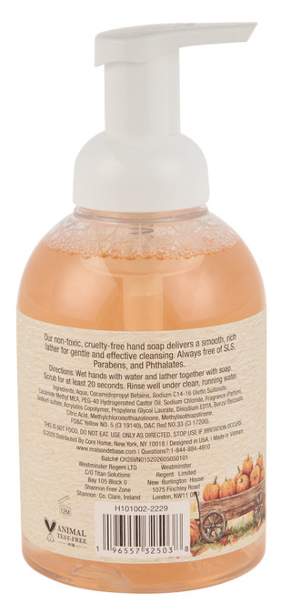 Thumbnail 2: MAISON DE BASE 16.9 oz Pumpkin Patch Foaming Hand Soap 