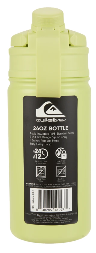 Thumbnail 3: Quiksilver 24 oz Stainless Steel Bottle 