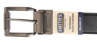 Thumbnail 2: Smiths Workwear Men's Relaxed Fit Reversible Belt 