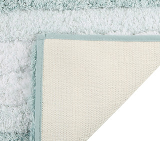 Thumbnail 4: Nautica 17x24 Ribbed Ombre Soft Bath Rug 