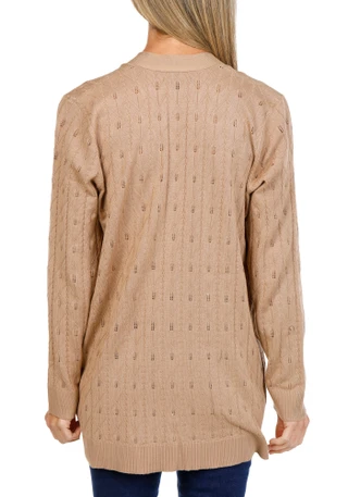 Thumbnail 2: Cable & Gauge Women's Flyaway Cardigan 