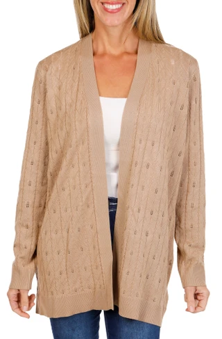Thumbnail 1: Cable & Gauge Women's Flyaway Cardigan 