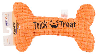 Thumbnail 2: Petlou 10 in Trick Or Treat Bone Dog Toy 