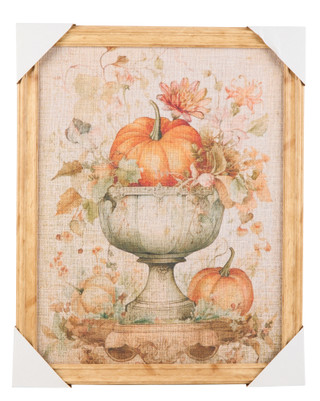 Thumbnail 1: Autumn Gatherings 16x20 Pumpkin Harvest Wall Art 