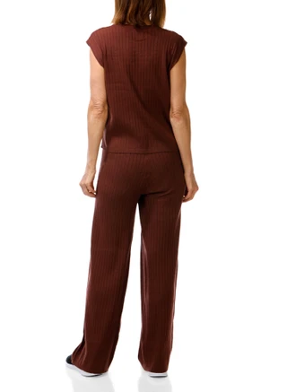 Thumbnail 3: Express Women's 2 Pc Sleeveless Top & Wide Pants Set 