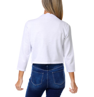 Thumbnail 2: Zac & Rachel Women's Scalloped Shrug 