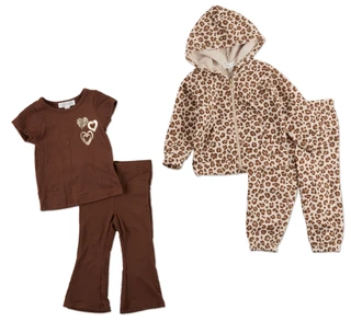 Thumbnail 1: Nannette Baby Girls 4 Pc Pants Set  