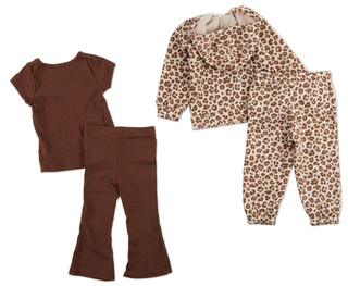 Thumbnail 2: Nannette Baby Girls 4 Pc Pants Set  