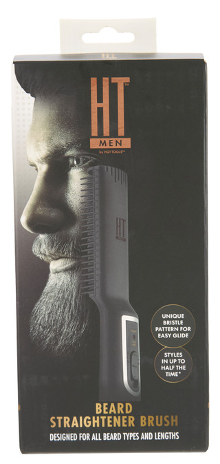 Thumbnail 1: Hot Tools Men's Beard Straightener Brush 