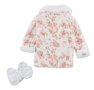 Thumbnail 2: Jessica Simpson Baby Girls 2 Pc Bath Robe Set 